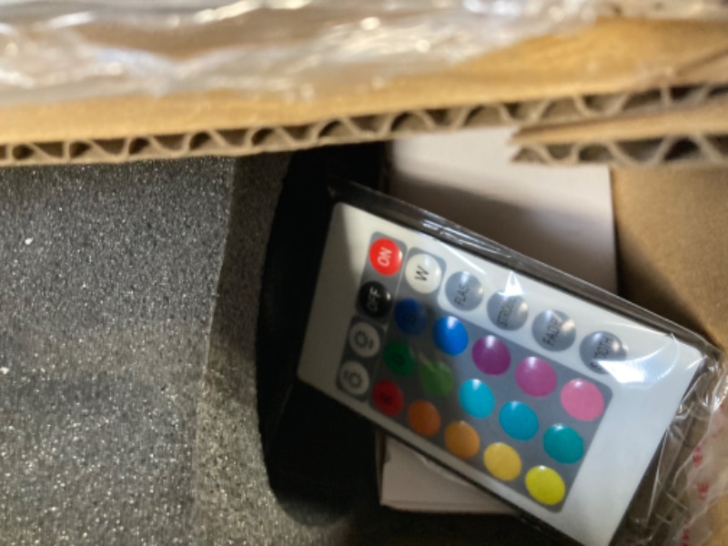 Photo 1 of **PARTIAL SET**Alpine Corporation MLT134SL Indoor Floor Bubble Wall Water Fountain with Color-Changing LED Lights and Remote, 72", Silver ***partial set selling for parts****