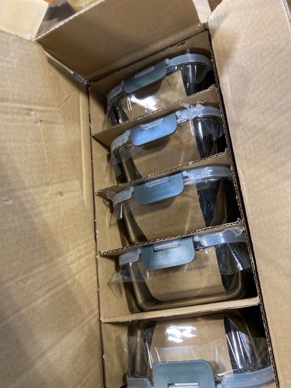 Photo 1 of [10-Pack] Glass Meal Prep Containers with Lids, MCIRCO Food Storage Containers with Snap Locking Lids, Airtight Lunch Containers, Microwave, Oven, Freezer and Dishwasher