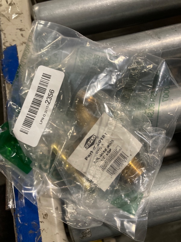 Photo 1 of EZ-FLO Irrigation Hose Bibb, 1/2 Inch MIP Connection, 1/2 Inch MHT Connection, Brass Plumbing Fitting, 20181