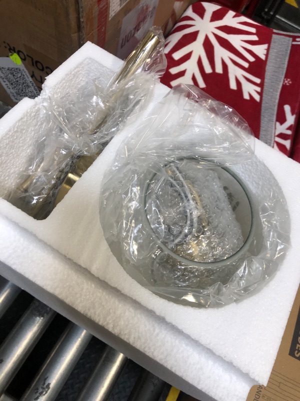 Photo 1 of TENGXIN 7 Inch Pendant Lights - Kitchen Island Hanging Pendant, Brushed Gold Finished Globe Glass Farmhouse Light for Dining Room, Bedroom