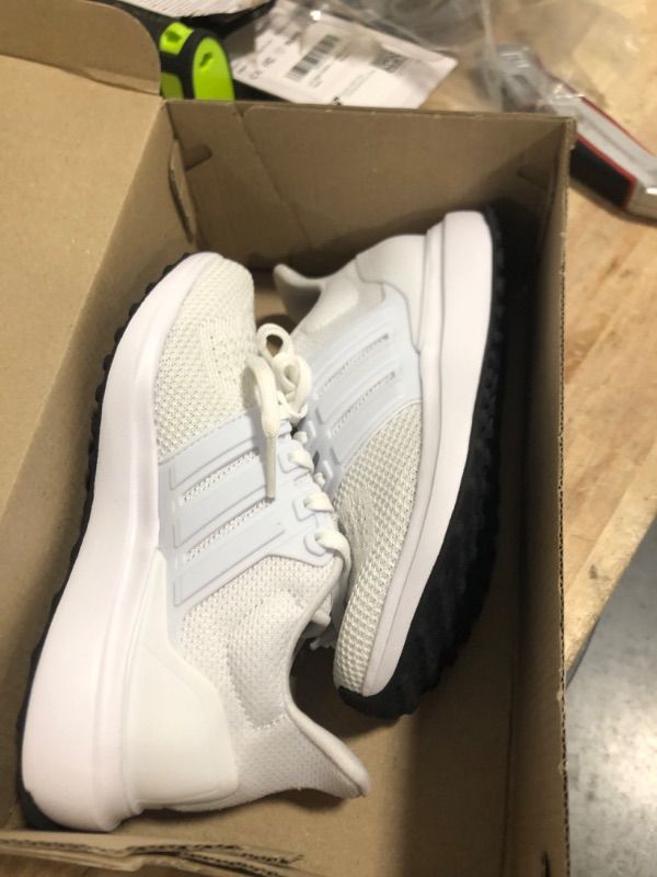 Photo 1 of adidas UBounce DNA Sneaker, White/White/Black, 12.5 US Unisex Little Kid