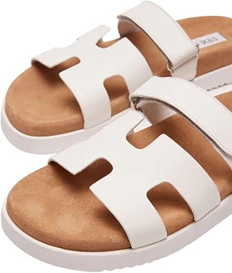 Photo 1 of **USED***Steve Madden Women's Mayven Slide Sandal, Black Leather, 8