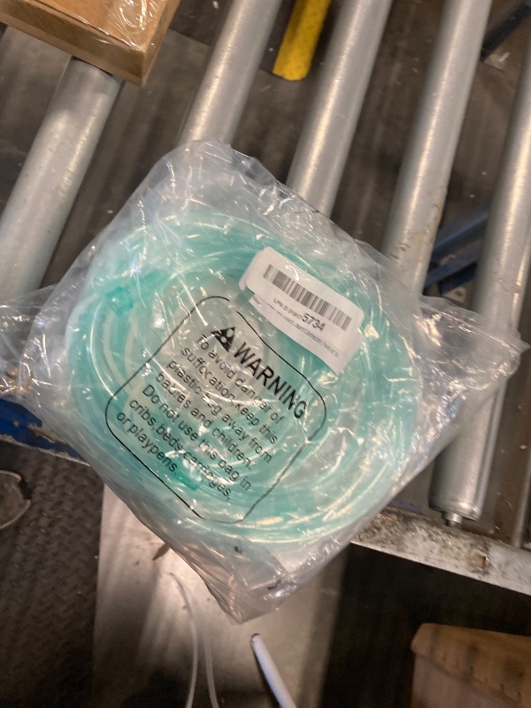 Photo 1 of 10 Pack - Super Soft Touch Vinyl Nasal Oxygen Cannula, Cushion Tip, Adult, 7' Standard Connector, Pack of 10