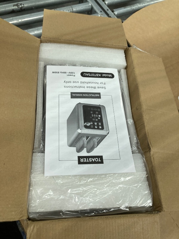 Photo 1 of WHALL® Touch Screen Toaster 2 Slice,Stainless Steel Digital Timer Toasters,6 Bread Types & 6 Shade Settings,Smart Extra Wide Slots Toaster With Bagel,Cancel,Defrost Functions