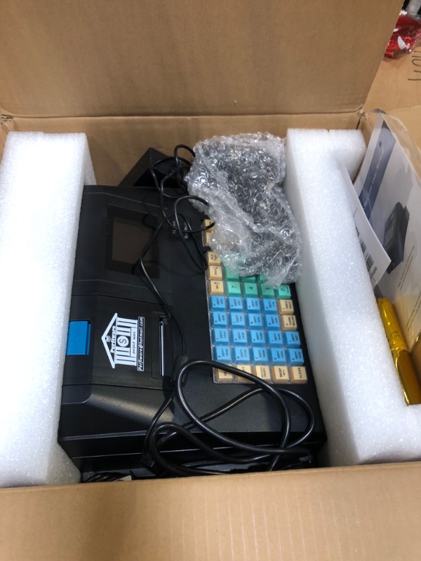 Photo 1 of Perfiware Cash Register for Small Businesses with Scanner/Cash Drawer/Receipt Printer in One, Easy Operate Caja Registradora,Electronic Cash Registers with Dual Display(No Monthly fees)