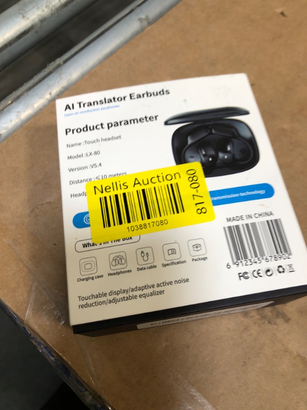 Photo 1 of AI Language Translation Earbuds(Black)