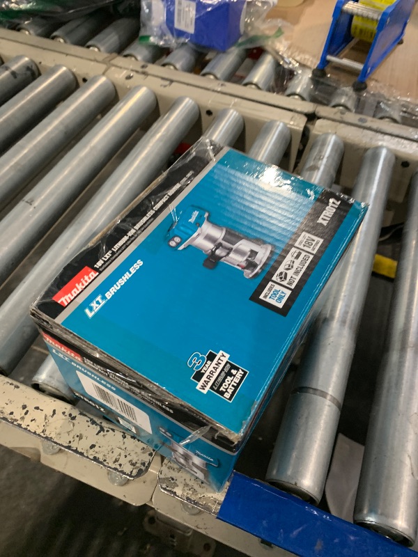 Photo 1 of **MISSING ALL ACCESSORIES**Cordless Compact Router for Makita 18V Battery (Bare Tool), 6 Variable Speeds for Woodworking, 800W 30,000 RPM Fixed Base Wood Router With Trim Bits, Edge & Roller Guide, Dust Hood
