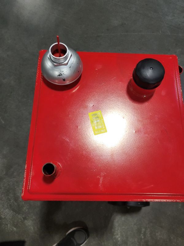 Photo 1 of VEVOR 30 Gallon Fuel Caddy, Portable Fuel Storage Tank Container with Electric Pump Wheels 23.5 L/min, 180W Fuel Transfer Storage Tank for Diesel Car Boat Motorcycle