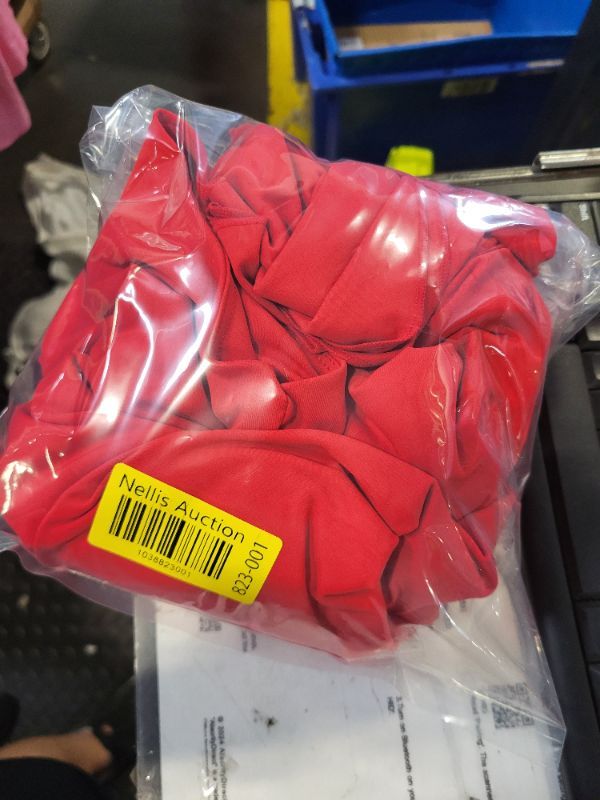 Photo 1 of  *** USED, SIMILAR  **** Vintage Midi Modest Red Dresses for Women, Fit and Flare Tea Length Dress for Casual Graduation Red XL