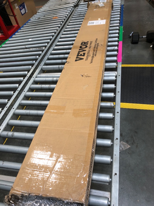 Photo 1 of VEVOR Folding Security Door, 87" H x 85" W Accordion Gate, Steel Scissor Gate with Padlock