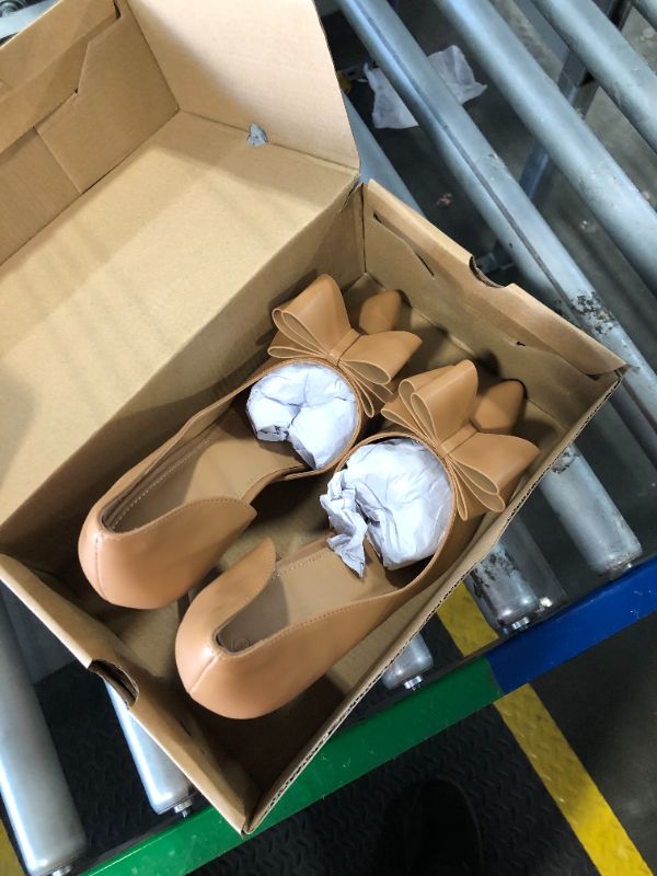 Photo 1 of ***most like new condtion. SIZE 9*** Womens Bow Heels Closed Pointed Toe Dress Shoes Stiletto Slip on Wedding Pumps Brown