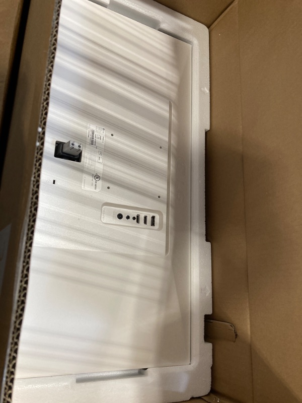 Photo 1 of LG UltraWide QHD 34-Inch Curved Computer Monitor 34WQ73A-B, IPS with HDR 10 Compatibility, Built-In-KVM, and USB Type-C, Black