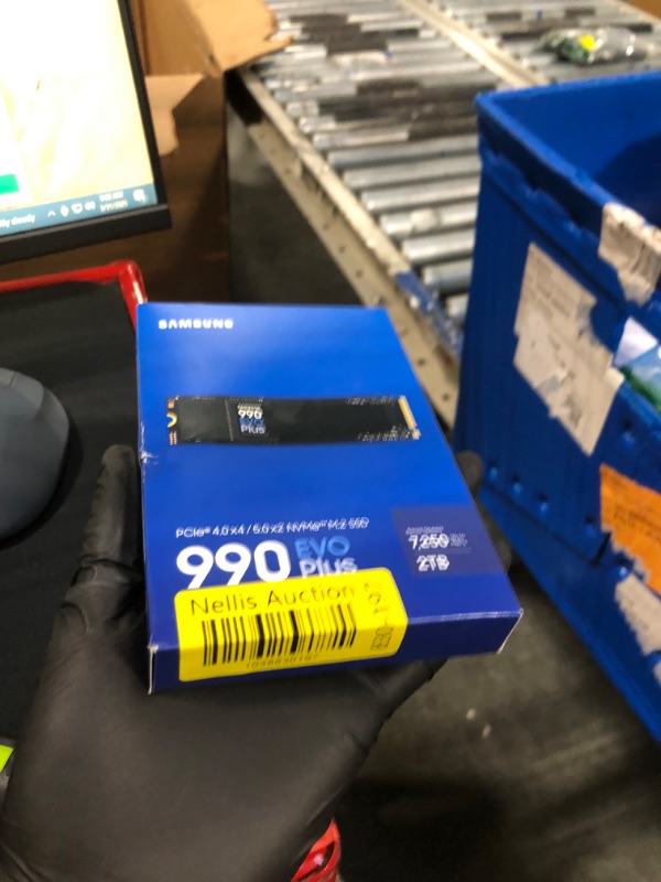Photo 1 of * SEALED, OPENED FOR SERIAL NUMBER **
SAMSUNG 990 EVO Plus SSD 2TB, PCIe Gen 4x4, Gen 5x2 M.2 2280, Speeds Up-to 7,250 MB/s, Upgrade Storage for PC/Laptops, HMB Technology and Intelligent Turbowrite 2.0, (MZ-V9S2T0B/AM)