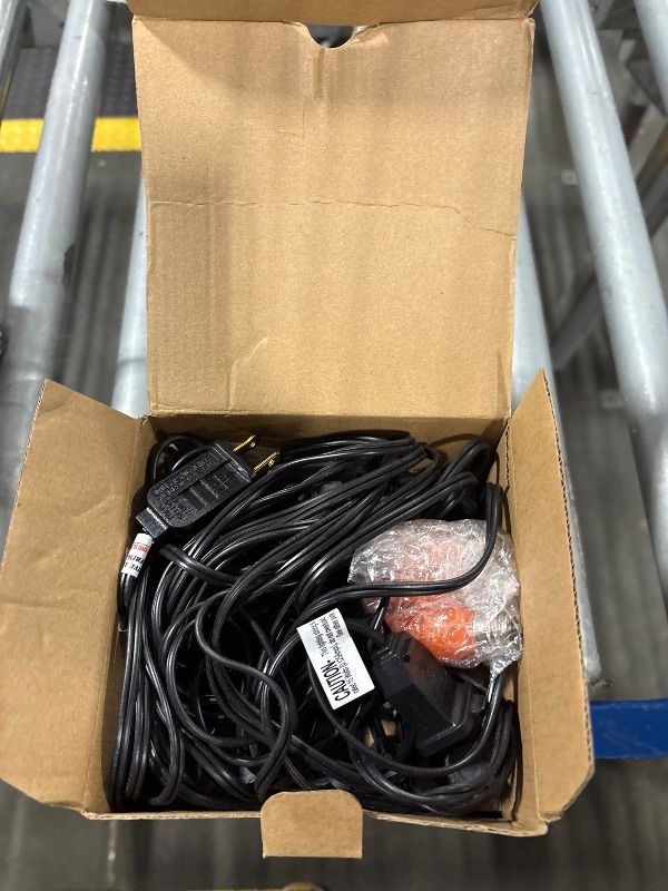 Photo 1 of Abeja C7 Orange LED String Lights 25Ft Outdoor Orange String Lights with 27 Ceramic Orange Bulbs (2 Spare), Hanging Halloween Decorations Lights for Home Yard Camper Party Lights