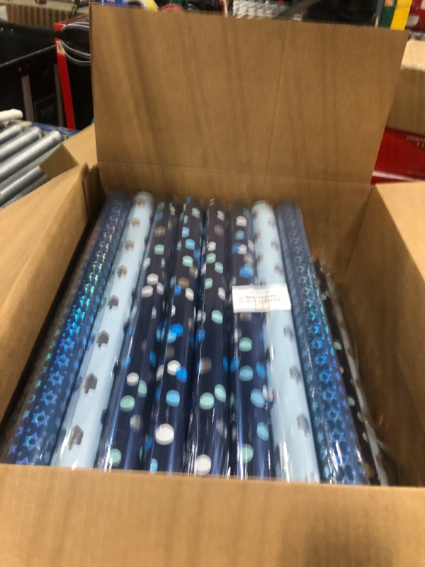 Photo 1 of ** bundel box of 15 $17.99 retal price**
The Dreidel Company Hanukkah Theme Gift Wrap Design, Chanukah Roll 17.5" X 180" Inch Sheet Chanukah Wrapping Paper (4-Pack)
