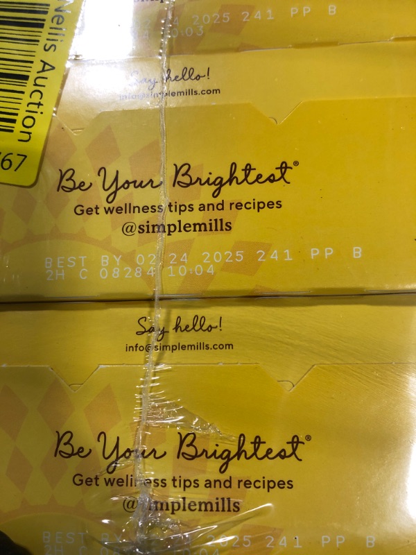 Photo 1 of !!EXPIRED ON 02/25/2025
Simple Mills Organic Seed Crackers, Original - Gluten Free, Vegan, Healthy Snacks, Paleo Friendly, 4.25 Ounce (Pack of 3)