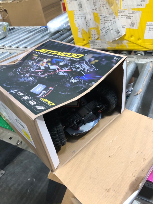 Photo 1 of Jetwood x Hyper go 1/14 All Terrain Super Fast Remote Control Car for Adults, 50mph Electric Brushless Race RC Car for Boys, Offroad RTR Radio Controlled Trucks, Hobby Grade Waterproof 3S High Speed