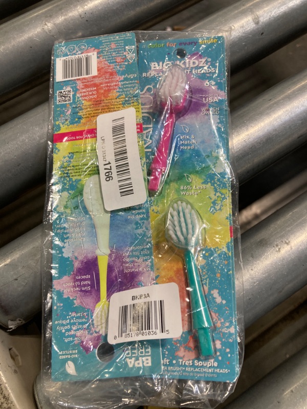 Photo 1 of RADIUS Big Kidz Forever Brush with Replaceable Head Toothbrush for Children, 6 Years and Up, BPA Free ADA Accepted for Growing Teeth and Gums - Right and Left Handed, Extra Soft