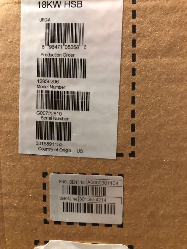 Photo 1 of Generac Guardian 18kW Home Standby Generator with 200 Amp Transfer Switch, Durable All Aluminum, WiFi Enabled with G-Force Engine, Easy to Use, Whole House Power Backup, Smart Outage Solution - Bisque