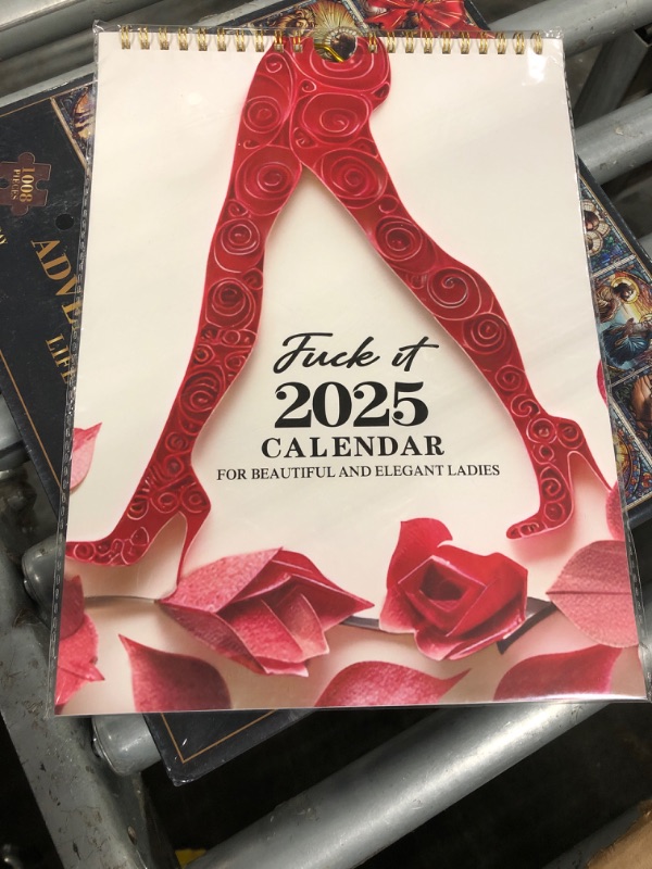 Photo 1 of 2025 Calendar For Tired Women,Fu-Ck It Calendar,Calendar For Tired Moms,Easy suspension,Funny Swear Word Planner Monthly Calendar, Christmas Gift For Women(11 * 8.5IN)