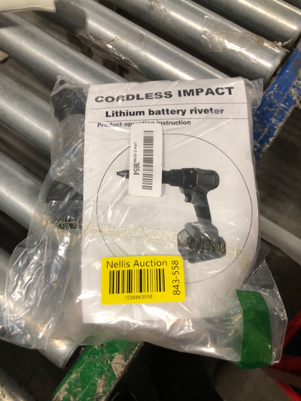 Photo 1 of Cordless Rivet Gun Compatible with DeWalt 20V MAX Battery(No Battery), Electric Rivet Gun Kit, Brushless Pop Rivet Gun, for Rivets 1/8'', 5/32'', 3/16", 1/16"