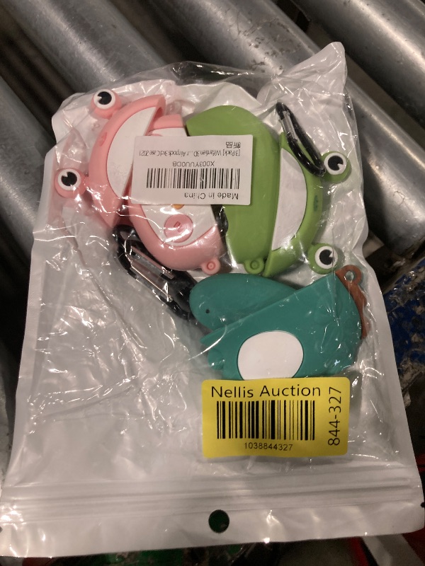 Photo 1 of [3 Pack] Wifantien 3D Cute Case for AirPod 3rd Case,3D Cute Cartoon Women Girls Kids Fashion Kawaii Frog Duck and Dinosaur Keychain Soft Case for Airpods 3rd Case 2021