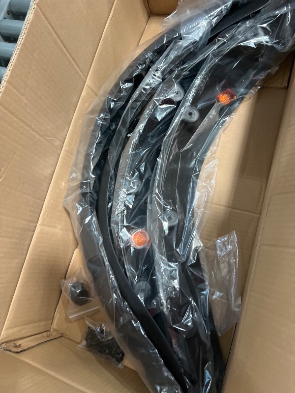 Photo 1 of 10L0L Golf Cart Standard Fender Flares Front and Rear for Club Car Precedent Golf Carts with Metal Hardware (Set of 4)-NOT for Modified Vehicles