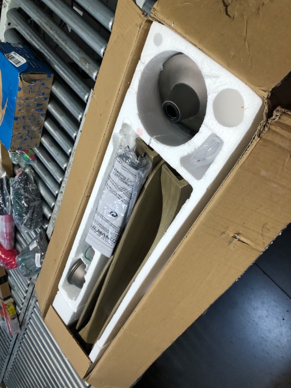 Photo 1 of **** PARTS ONLY****    Haipeel 72 Inch Ceiling Fans without Lights, 72" Wood Large Ceiling Fan no Light with Remote Control, Indoor Outdoor Ceiling Fan no Light Propeller for Patios Farmhouse Garage High cfm, Bronze Gray