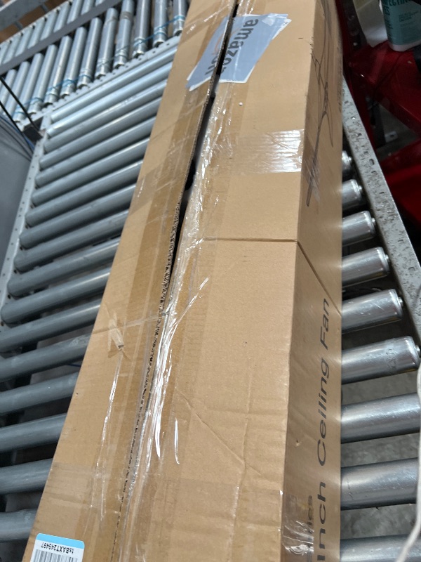 Photo 1 of **** PARTS ONLY****    Haipeel 72 Inch Ceiling Fans without Lights, 72" Wood Large Ceiling Fan no Light with Remote Control, Indoor Outdoor Ceiling Fan no Light Propeller for Patios Farmhouse Garage High cfm, Bronze Gray