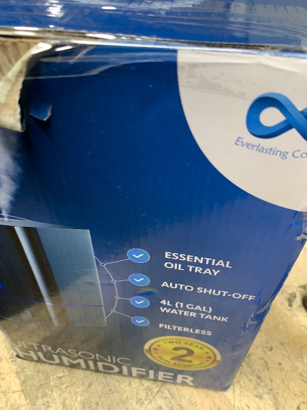 Photo 1 of Everlasting Comfort Humidifiers for Bedroom (4L) – Quiet Cool Mist Small Humidifier for Large Room with Oil Diffuser, 40-Hour Runtime, Easy to Clean, Auto Shut-Off, Ideal for Baby Nursery & Plants