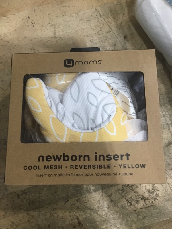 Photo 1 of 4moms RockaRoo and MamaRoo Infant Insert, Machine Washable, Cool Mesh Fabric, Reversible Design, Yellow