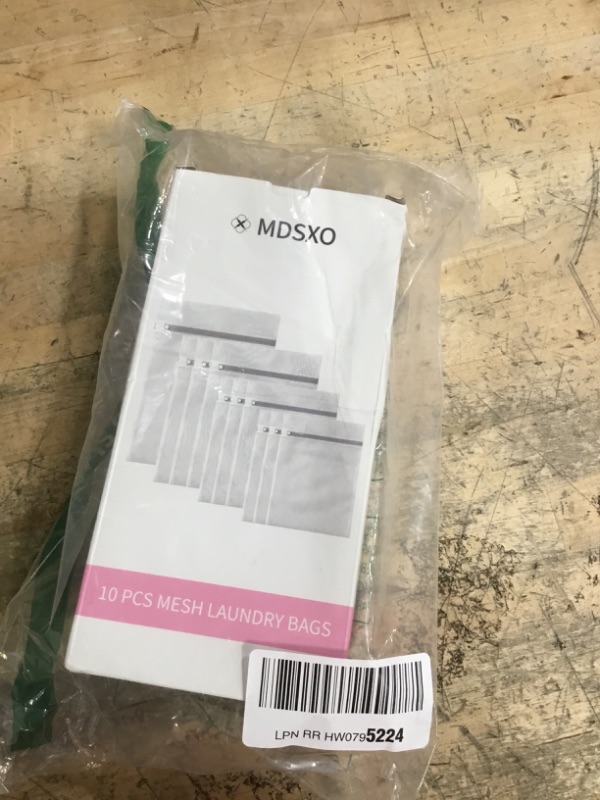 Photo 1 of 10 Pack Mesh Laundry Bags for Delicates with Non Rust Zipper- MDSXO White Laundry Bags Mesh Wash Bags, Easy Fit Bra, Sock,Lingerie,Sneaker,Baby Laundry for Washing Machine Travel Storage[1XL/3L/3M/3S]