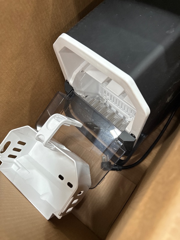 Photo 1 of *** PARTS ONLY *** Silonn Ice Maker Countertop, Portable Ice Machine with Carry Handle, Self-Cleaning Ice Makers with Basket and Scoop, 9 Cubes in 6 Mins, 26 lbs per Day, Ideal for Home, Kitchen, Camping, RV