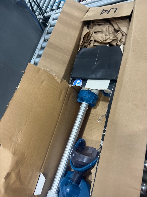 Photo 1 of ***HEAVILY USED AND DIRTY - MISSING CHARGER***
Pool Vacuum for Above Ground Pool with a Telescopic Pole, Running time up to 1H, T403 Handheld Rechargeable Pool Cleaner with Powerful Suction up to 18.5 gallons/min, Ideal for Leaves, Debris