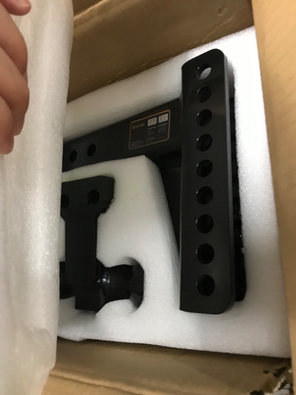 Photo 1 of ***parts only***Adjustable Trailer Hitch -Drop Hitch-Tow Hitch with 2.5 inch Receiver-6inch Drop/Rise, 2" & 2-5/16" Ball Hitches for Trucks, 22,000 LBS GTW, Trailer Hitches with Anti-Theft Pin, Black…