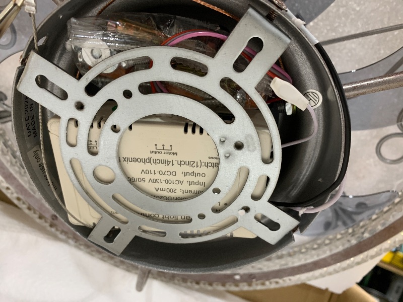 Photo 1 of HuixuTe Rustic Caged Ceiling Fan with Lights Remote Control, Retro Industrial Ceiling Fan with Light for Kitchen Bedroom Living Room