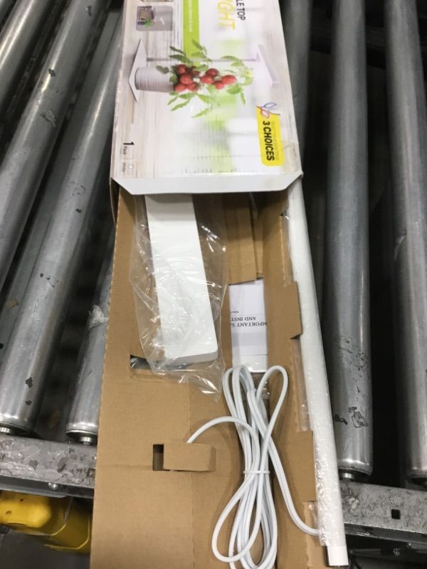 Photo 1 of ***PARTS ONLY***Feit Electric GLP17/W/TABLE/14WLED Tabletop 17" LED Grow Light, White, 14W, Fits on Almost Any Flat Surface, 3 Spectrum Modes, 25000 Rated Life Hours