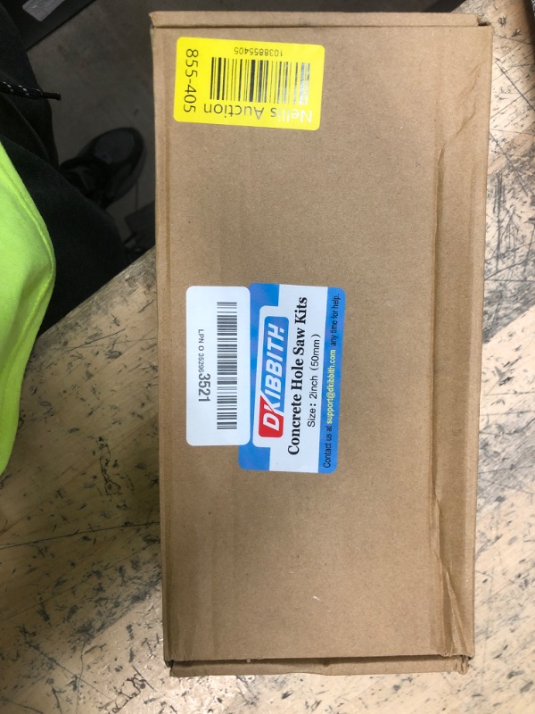 Photo 1 of 2" Concrete Hole Saw, 50mm Tungsten Steel Core Bit for Cinder Block, Brick, Rock, Plank Walls for Pipes or mini Split Lines, with SDS Plus Shank and 2 Center Positioning Drill Bits.