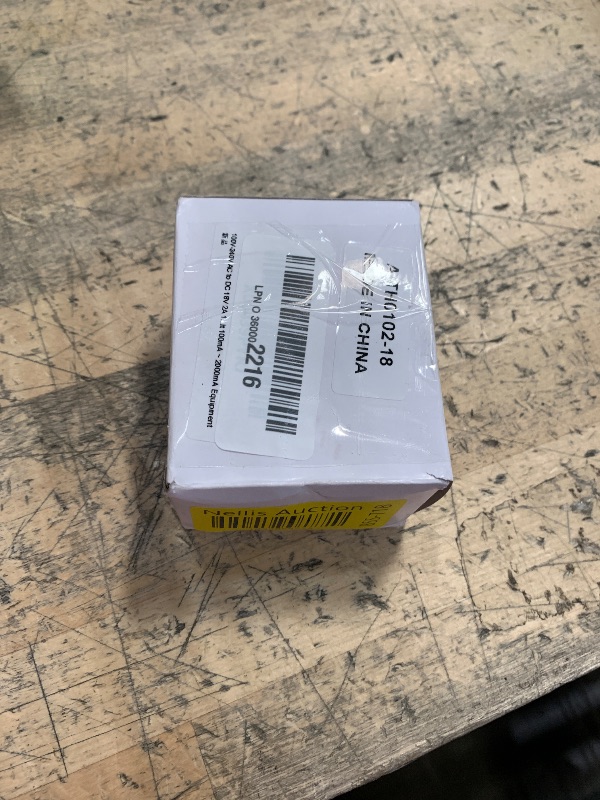 Photo 1 of 100V-240V AC to DC 18V 2A 1A 36W Power Supply Adapter,[18 Volts 2 Amps, Center Positive, 6ft Cord] Wall Charger Plug 5.5 x 2.1mm for 18volt 100mA ~ 2000mA Equipment