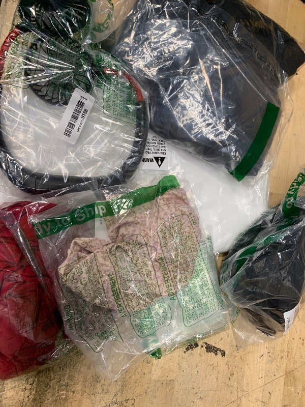 Photo 1 of ***NO RETURNS*** MISC ITEMS 7 FAN MAKEUP BAG CLOTHES ECT...