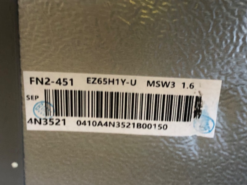 Photo 1 of DAMAGED CORNER
Sharp Bottom-Freezer Counter-Depth Refrigerator, 24 Inch, 11.5 Cubic Foot