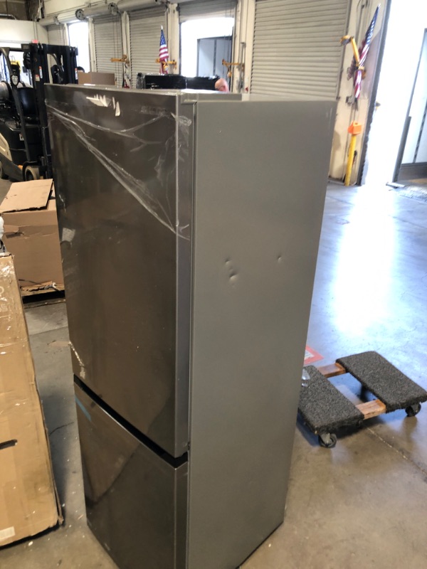 Photo 1 of DAMAGED CORNER
Sharp Bottom-Freezer Counter-Depth Refrigerator, 24 Inch, 11.5 Cubic Foot