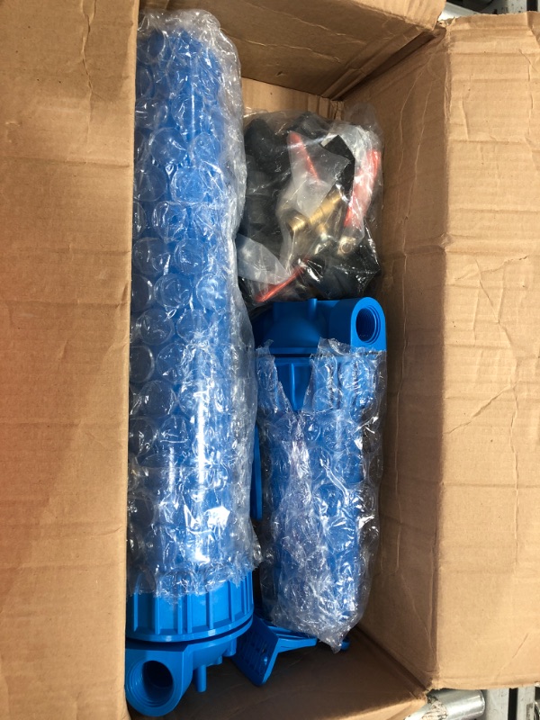 Photo 1 of ***********INCOMPLETE- ONLY INCLUDES THE TWO PARTS CIRCLED***************
Aquasana Whole House Water Filter System | 1,000,000 Gallons | Salt-Free Softener Alternative | UV, Carbon & KDF | Tackles up to 99.99% Chlorine, Bacteria, Viruses, Cysts & Scale | 