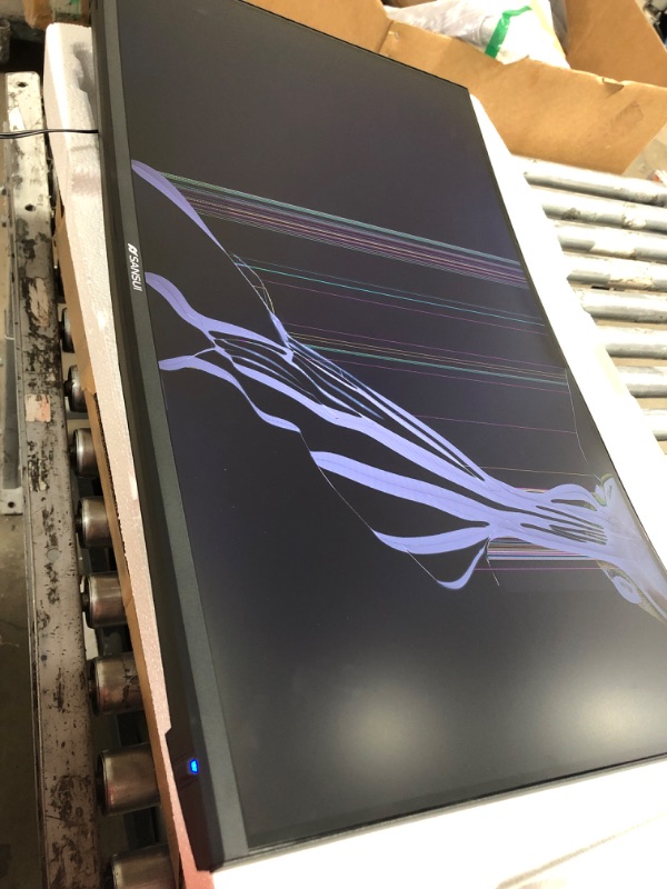 Photo 1 of ***BROKEN/ PARTS ONLY***

SANSUI Curved Monitor 27 inch 100Hz USB Type-C Computer Monitor with Speakers Built in?FHD 1080p?HDR?110% sRGB?1500R?VESA Compatible,for Tablet,Desktop,Laptop and PC Work Gaming (ES-27C1)