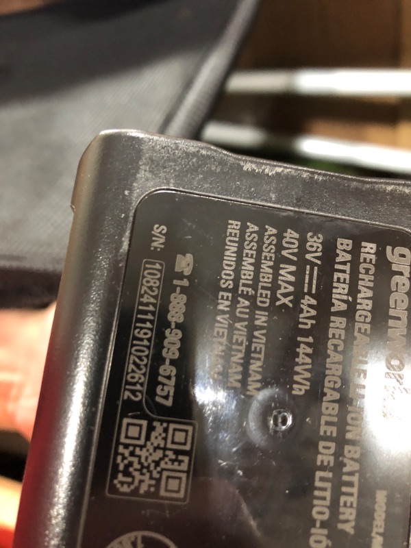 Photo 1 of Greenworks 40V 17" Cordless (Push) Lawn Mower (75+ Compatible Tools), 4.0Ah Battery and Charger Included