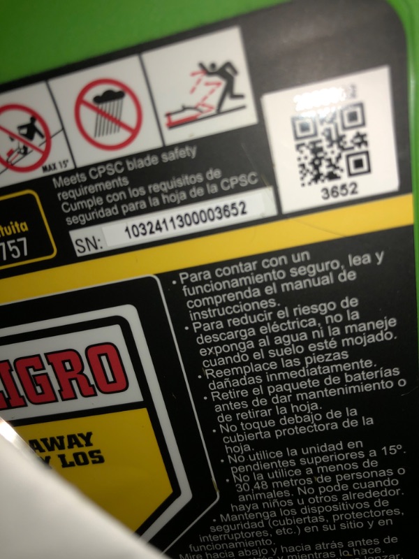 Photo 1 of Greenworks 40V 17" Cordless (Push) Lawn Mower (75+ Compatible Tools), 4.0Ah Battery and Charger Included