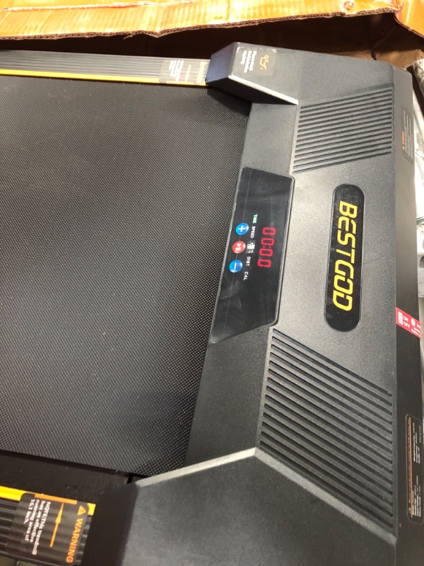 Photo 1 of **********MISSING REMOTE*********************
Walking Pad Treadmill, BestGod Incline Under Desk Treadmill 330lbs Capacity, 2.5HP Portable Treadmills for Home, Compact Treadmills Mini Walking Pad, Running Machine with Remote Control