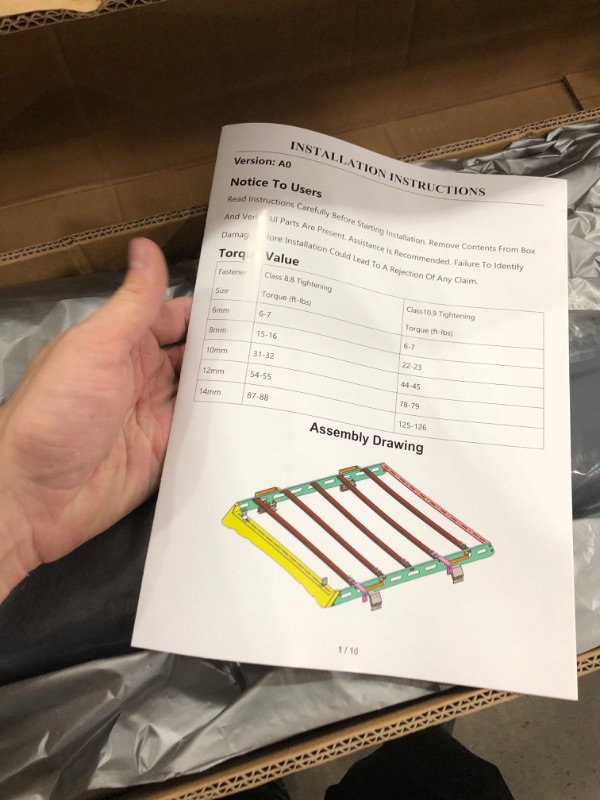 Photo 1 of ***PARTS ONLY***IIIREENO Heavy Duty Top Roof Rack Accessories Compatible with 2018-2024 Jeep Wrangler JL 4 Doors (Hard Top Only) / Cargo Storage Carrier for Outdoor Gear/No Drilling