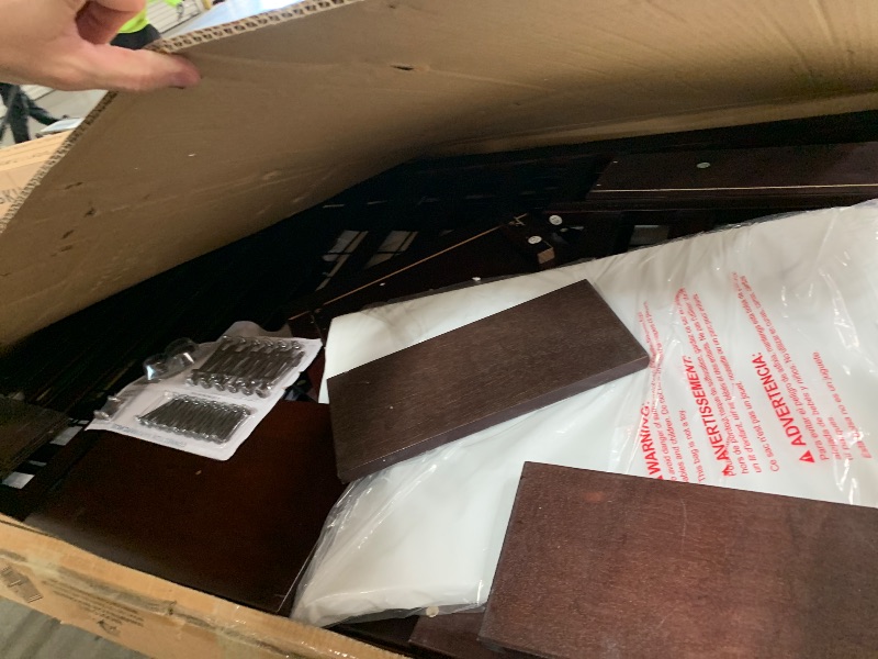 Photo 1 of ************THIS IS ONLY BOX 1 OUT OF 2*************
Dream On Me 5-in-1 Brody Convertible Crib with Changer in Espresso