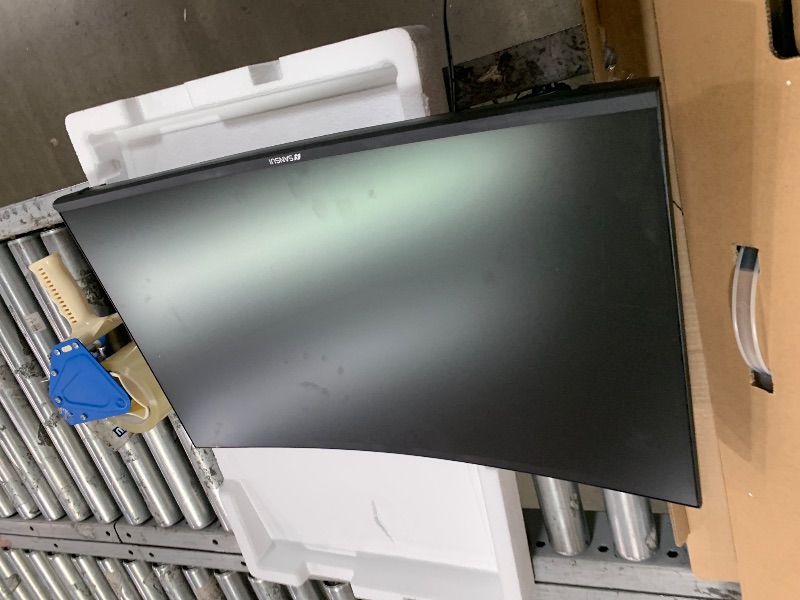 Photo 1 of ***********MONITOR WILL NOT TURN ON************
SANSUI Curved Monitor 27 inch 100Hz USB Type-C Computer Monitor with Speakers Built in?FHD 1080p?HDR?110% sRGB?1500R?VESA Compatible,for Tablet,Desktop,Laptop and PC Work Gaming (ES-27C1)